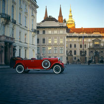 old red retro car  von Vsevolod  Vlasenko