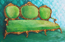 grünes Sofa by Renate Berghaus