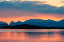 Sunset at lake Ladtjojaure von Intensivelight Panorama-Edition