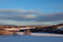 Snowy Swedish winter landscape von Intensivelight Panorama-Edition