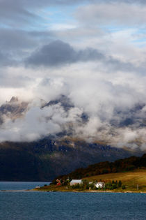Clouds over Gratangen fjord von Intensivelight Panorama-Edition