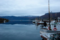 Ships in a Norwegian fjord by Intensivelight Panorama-Edition