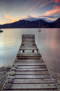 Jetty - Lake Maggiore, Italy by Martin Williams