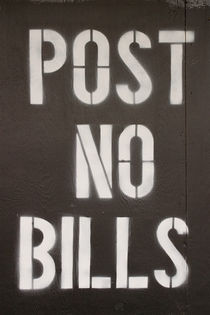 Post No Bills by kunertus