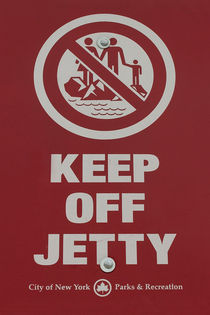Keep Off Jetty by kunertus