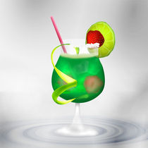Cocktail Green Strawberry von Gina Koch
