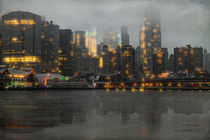 A Gray and Misty Day, Downtown Manhattan von Chris Lord