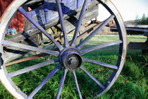 Blue coach-wheel by Intensivelight Panorama-Edition