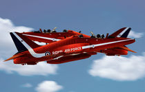 The Red Arrows Synchro Pair by James Biggadike