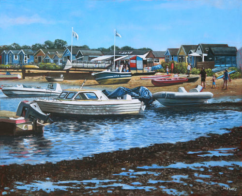 Painting-boats-on-hengistbury-head-beach