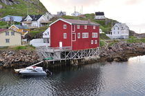 Fischerhäuser in Nyksund, Vesterålen, Norwegen von up2date-website