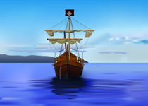 pirates ship by Miro Kovacevic