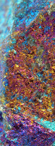 Abstract and colorful mineral (Mineralien Buntkupfer) von Dagmar Laimgruber