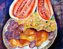 Teller mit Früchten by Irina Usova