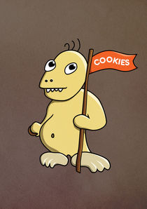 Funny Cookie Monster What's Up von Boriana Giormova