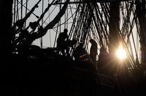 Sailors at sunset von Intensivelight Panorama-Edition