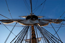 Reefed sails on a tall ship von Intensivelight Panorama-Edition