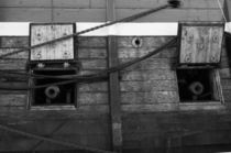 Canons on a tall ship - monochrome by Intensivelight Panorama-Edition