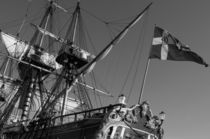 Tall ship Goeteborg - monochrome by Intensivelight Panorama-Edition