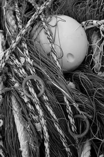 Nets and buoy - monochrome by Intensivelight Panorama-Edition