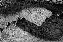 Stacked fishing nets - monochrome by Intensivelight Panorama-Edition