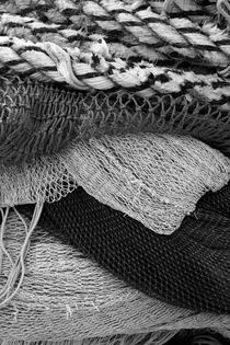 Stacked nets and ropes - monochrome by Intensivelight Panorama-Edition