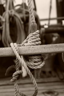 Belaying pins on a tall ship by Intensivelight Panorama-Edition