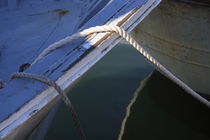 Mooring ropes on a fishing boat von Intensivelight Panorama-Edition
