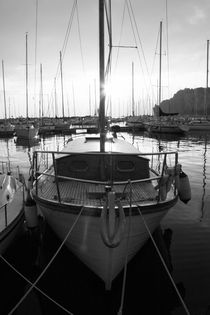 Sailing yacht - monochrome by Intensivelight Panorama-Edition