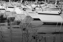 Yacht harbor in Sistiana - monochrome von Intensivelight Panorama-Edition