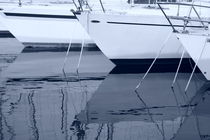Sailing yachts - blue von Intensivelight Panorama-Edition