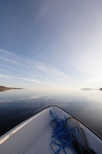 Rowing boat on a bay von Intensivelight Panorama-Edition