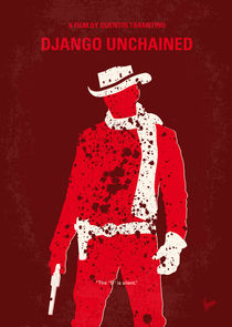 No184 My Django Unchained minimal movie poster by chungkong