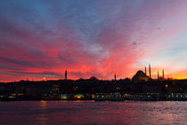 Sunset over Eminonu, Istanbul by Evren Kalinbacak