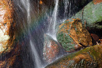 Rainbow over a cascade von Intensivelight Panorama-Edition