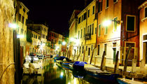 Venice at night II (Via Montin) by Tyrone Castelanelli