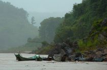 Fischer auf dem Mekong von reisemonster