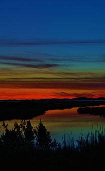 Deep Marshland Sunset von Billy Bartholomew