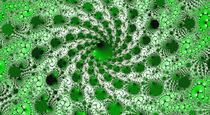 Green Spirals by rosanna zavanaiu