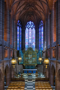 Lady Chapel inside Liverpool Cathedral, Liverpool, England by illu