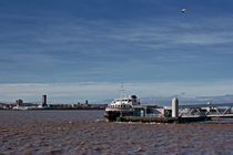 Ferry across the Mersey, Liverpool, UK by illu