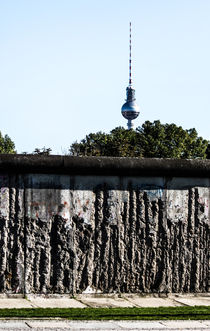 Berliner Mauer / Fernsehturm von Holger Pelzer