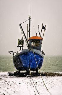 Snow fishing by Jeremy Sage
