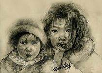 Protect Our Children Series - Asia Street Urchins by Priscilla Tang