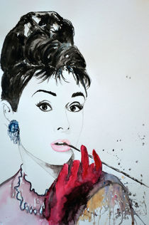 Audrey Hepburn by Ismeta  Gruenwald