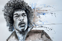 Jimi Hendrix by Ismeta  Gruenwald