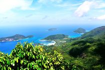 Panorama Seychelles von Jürgen Feuerer