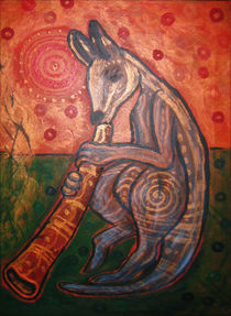 Didgeridoo Kangaroo von esogeo