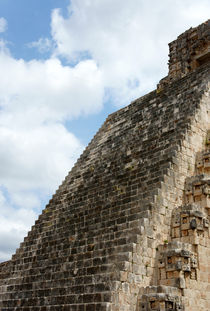 STAIRWAY TO HEAVEN Uxmal Mexico by John Mitchell