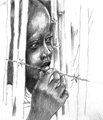 "Protect Our Children" Series - War Refugee by Priscilla Tang